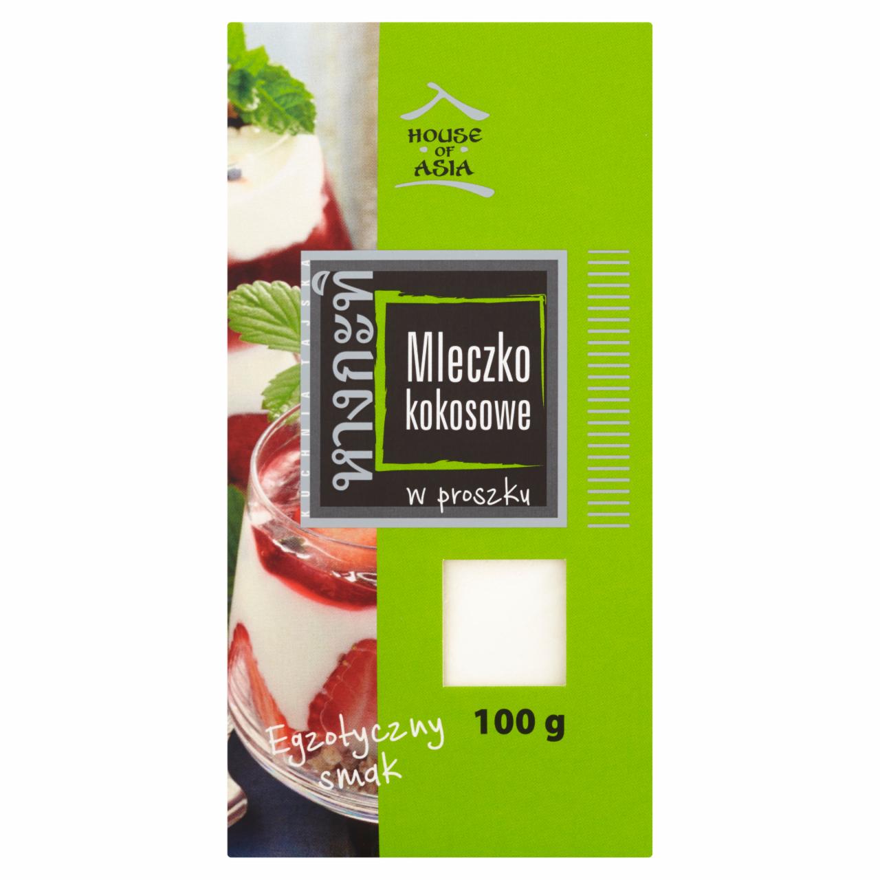 Zdjęcia - House of Asia Mleczko kokosowe w proszku 100 g