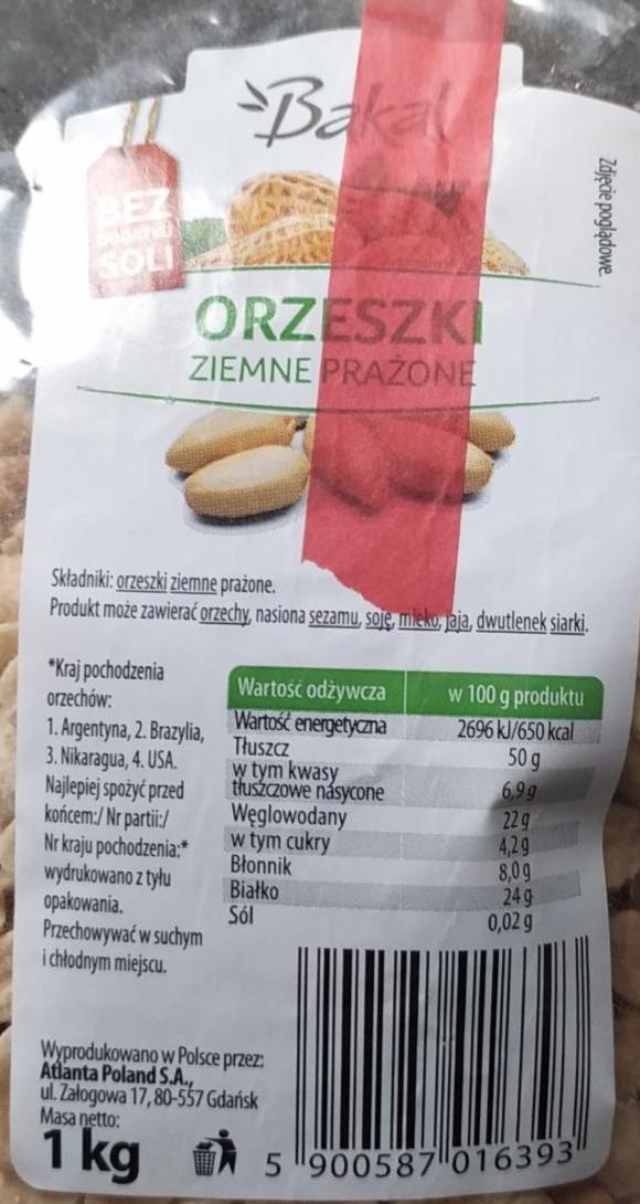 Zdjęcia - Orzeszki ziemne prażone Bakal