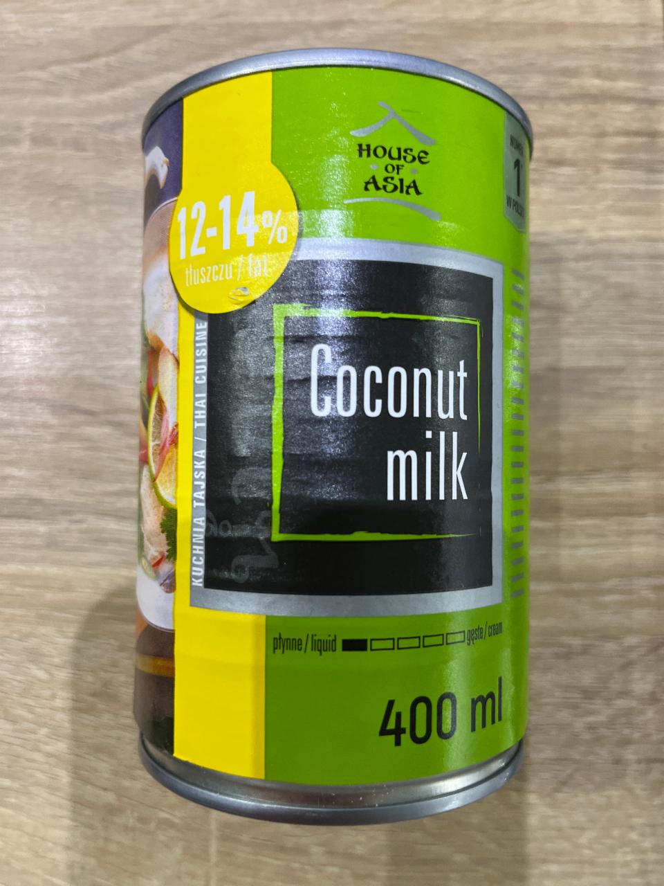 Zdjęcia - House of Asia Produkt roślinny z kokosa 12-14% 400 ml
