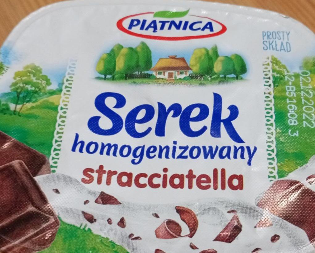 Zdjęcia - Serek Homogenizowany Stracciatella Piątnica