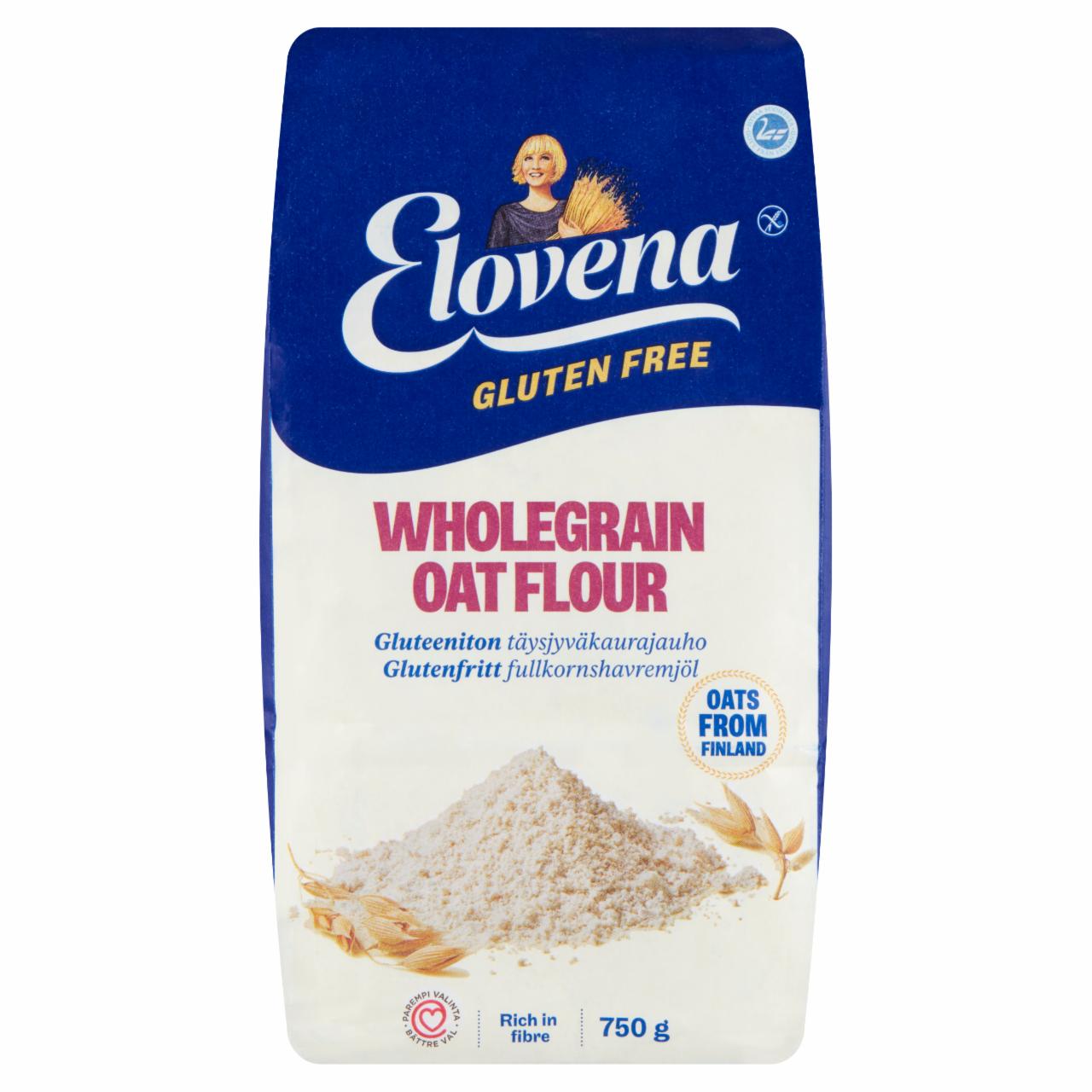 Zdjęcia - Elovena Gluten Free Bezglutenowa mąka owsiana 750 g