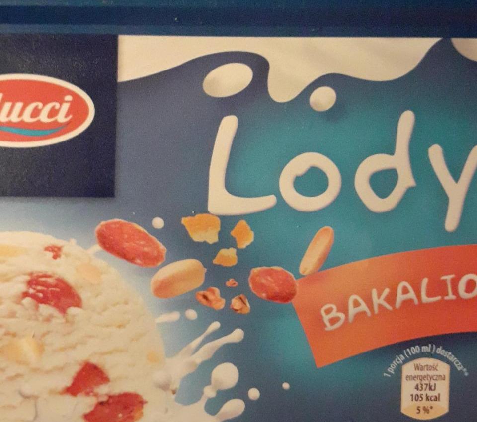 Zdjęcia - lody bakaliowe Mucci