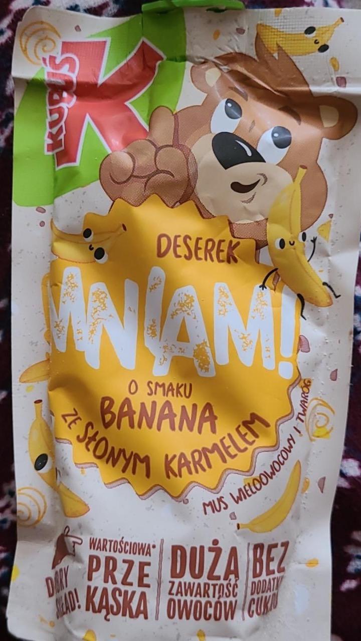 Zdjęcia - Deserek MNIAM! o smaku banana ze słonym karmelem Kubuś