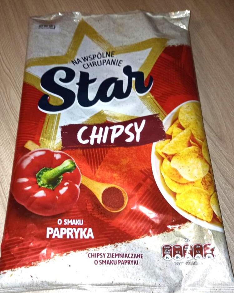 Zdjęcia - Star Chipsy o smaku papryka 220 g