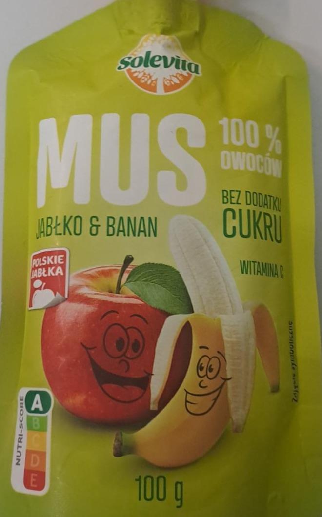 Zdjęcia - Mus jabłko i banan Solevita