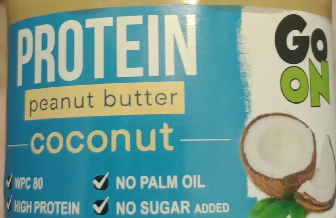 Zdjęcia - Masło orzechowe proteinowe o smaku kokosowym Go On!