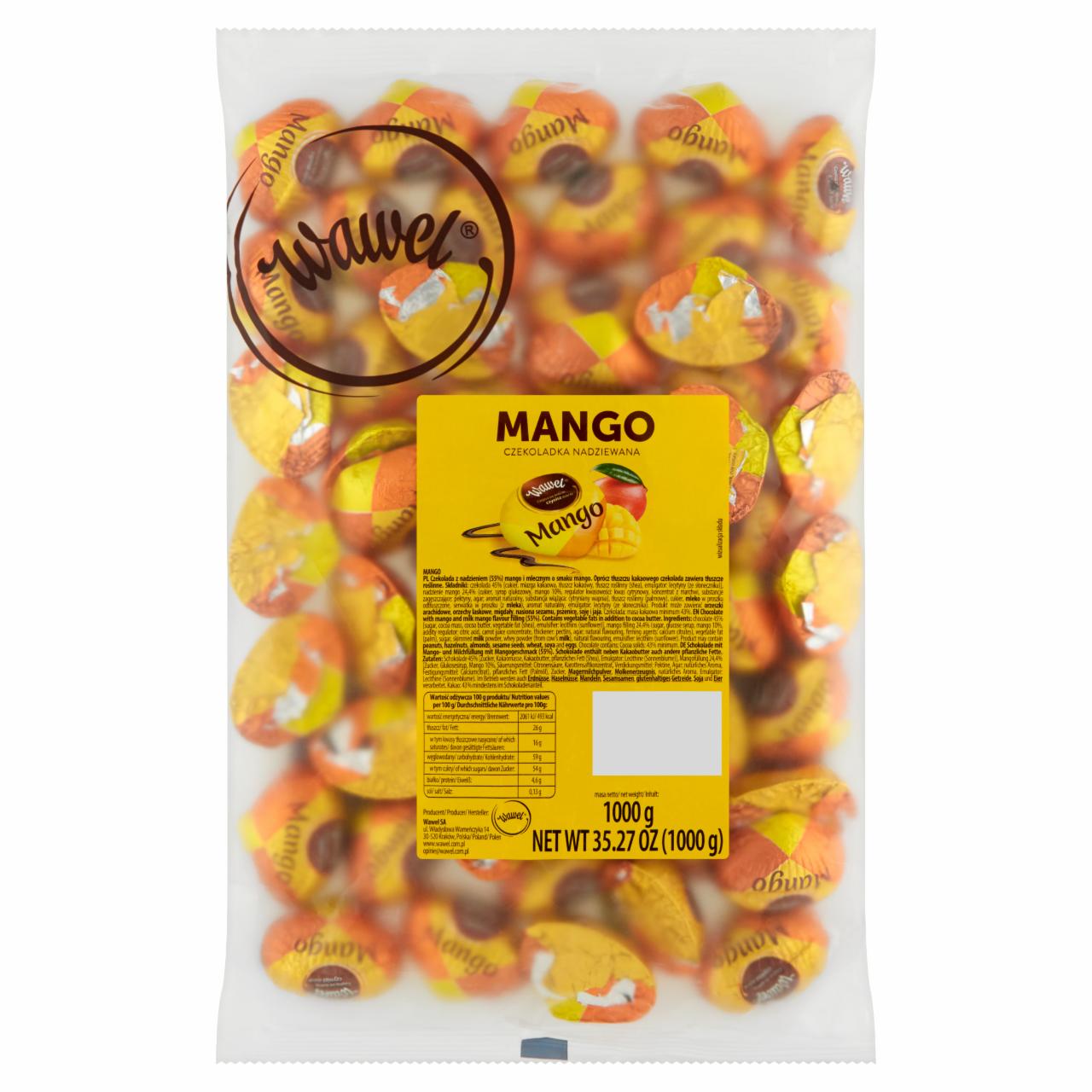 Zdjęcia - Wawel Czekoladka nadziewana mango 1000 g