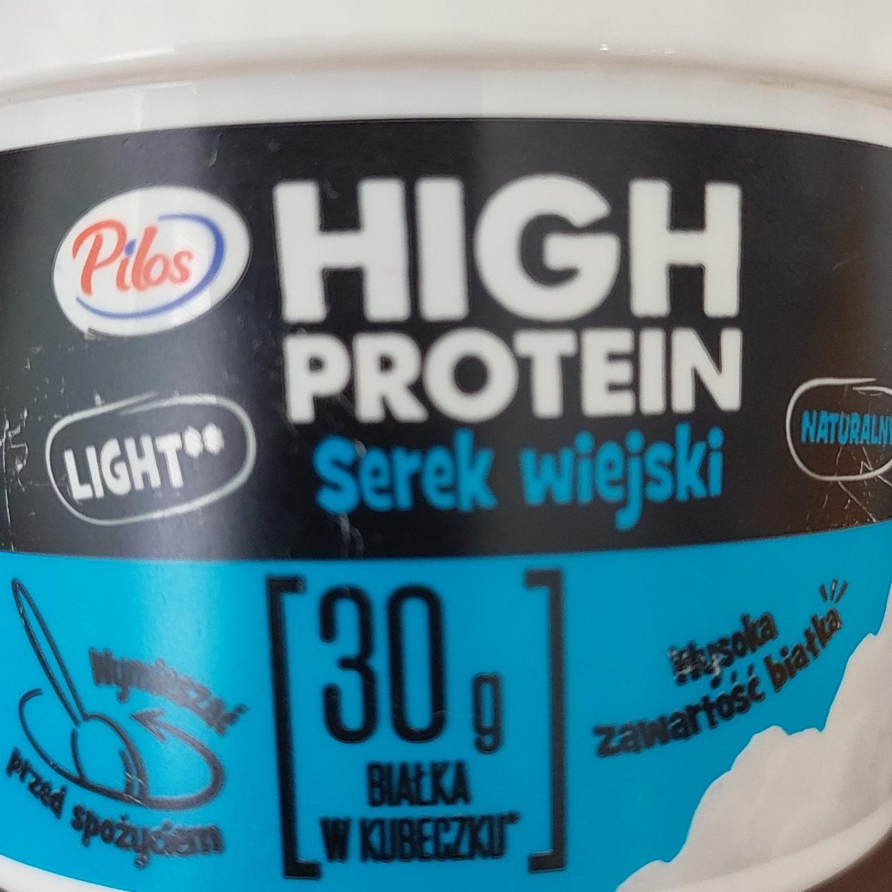 Zdjęcia - High protein light serek wiejski Pilos