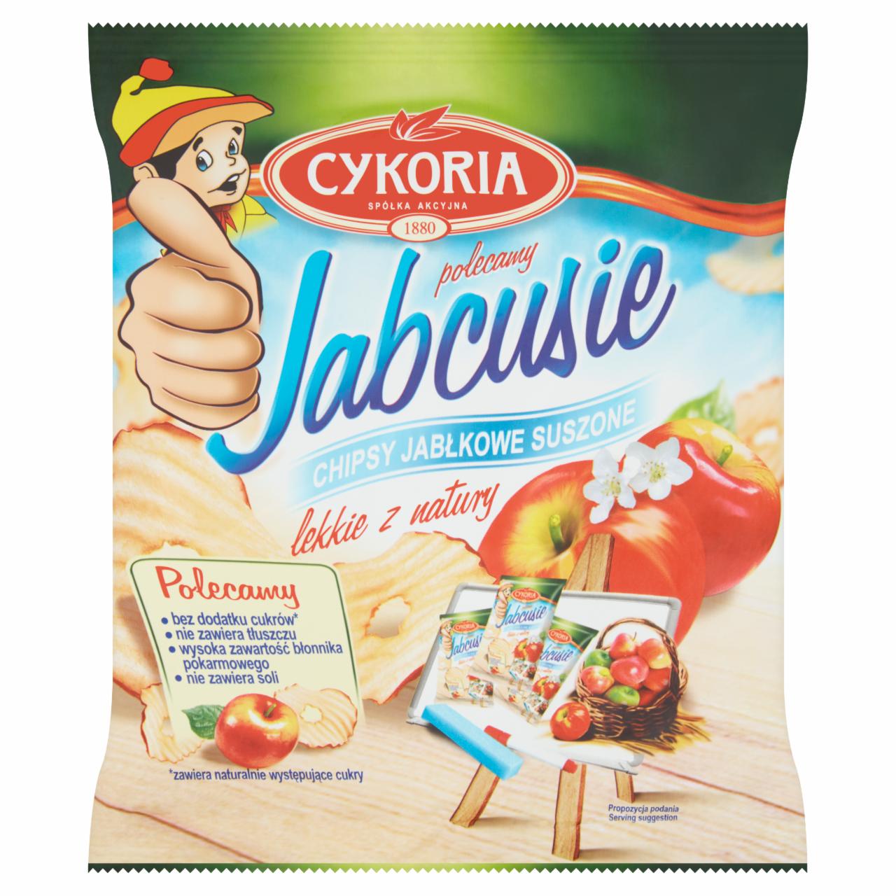 Zdjęcia - Cykoria Jabcusie Chipsy jabłkowe suszone 30 g