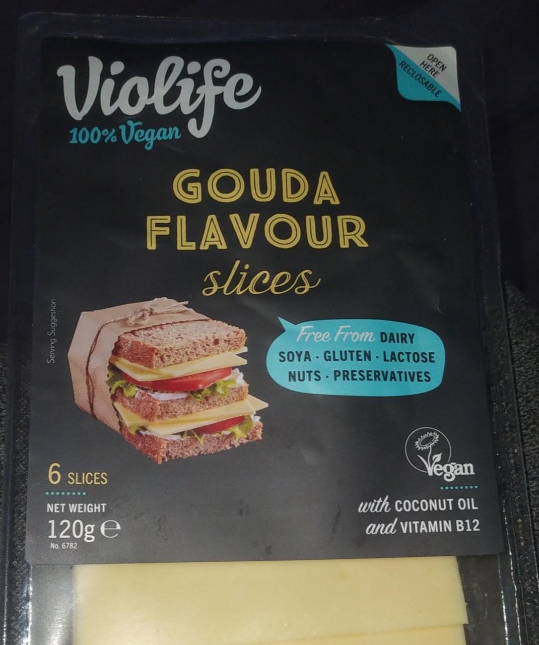 Zdjęcia - Violife Produkt na bazie oleju kokosowego plastry o smaku gouda 1 kg