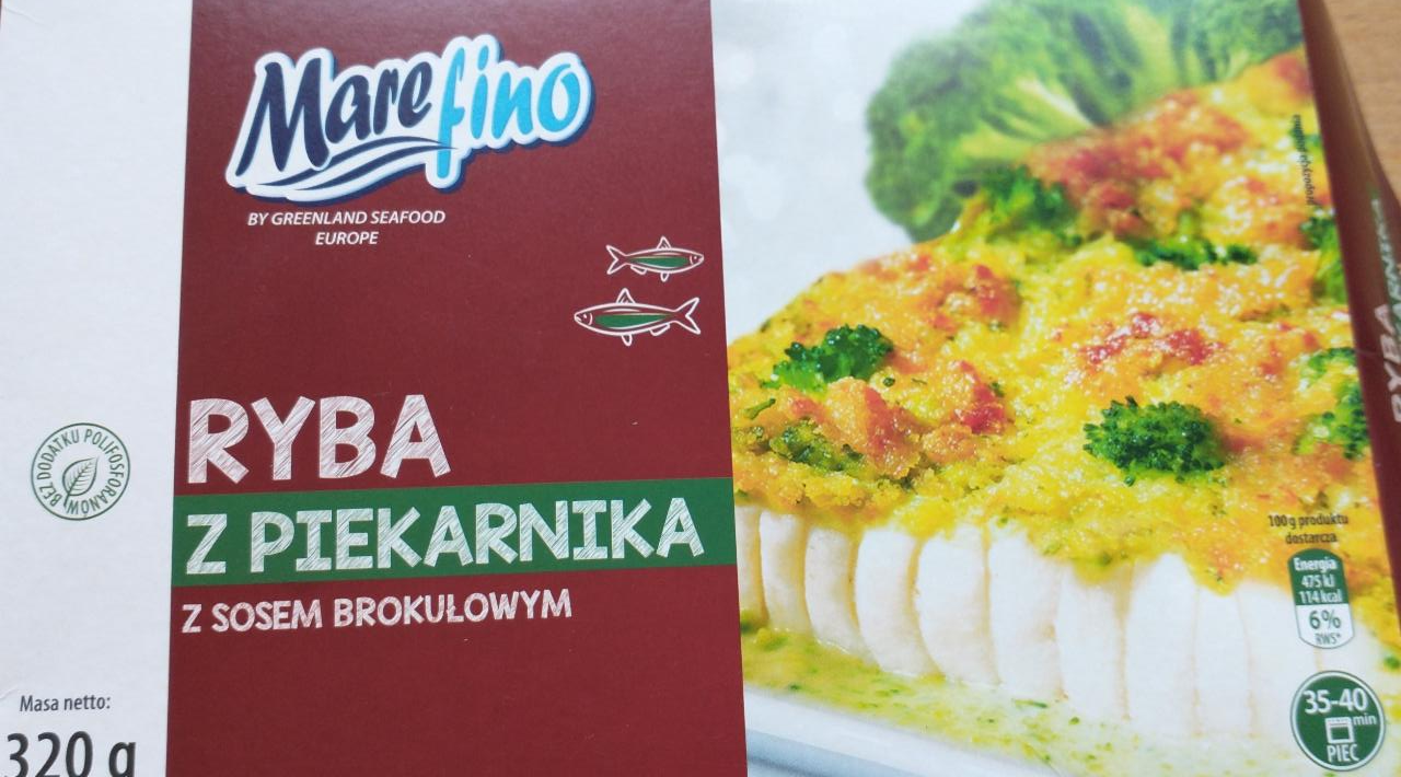 Zdjęcia - ryba z piekarnika z sosem brokułowym marefino