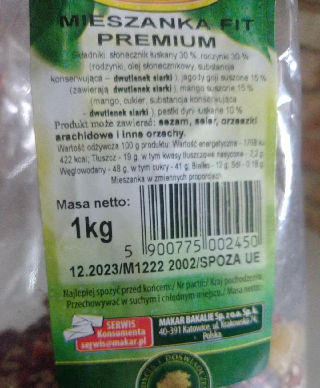 Zdjęcia - Mieszanka Fit Premium Makar