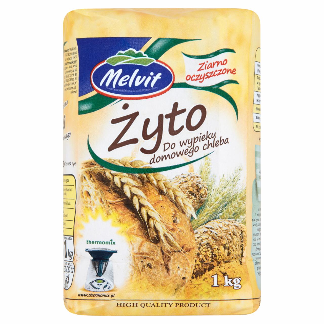 Zdjęcia - Melvit Żyto do wypieku domowego chleba 1 kg