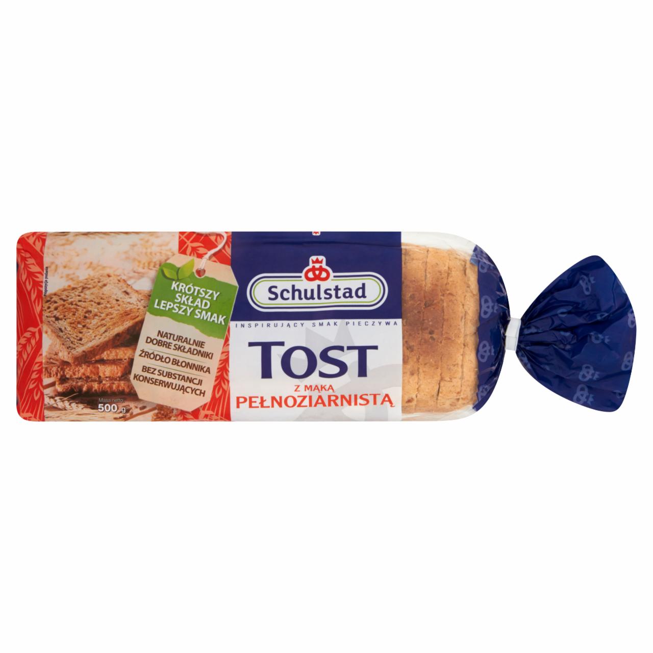 Zdjęcia - Schulstad Tost z mąką pełnoziarnistą Chleb tostowy 500 g