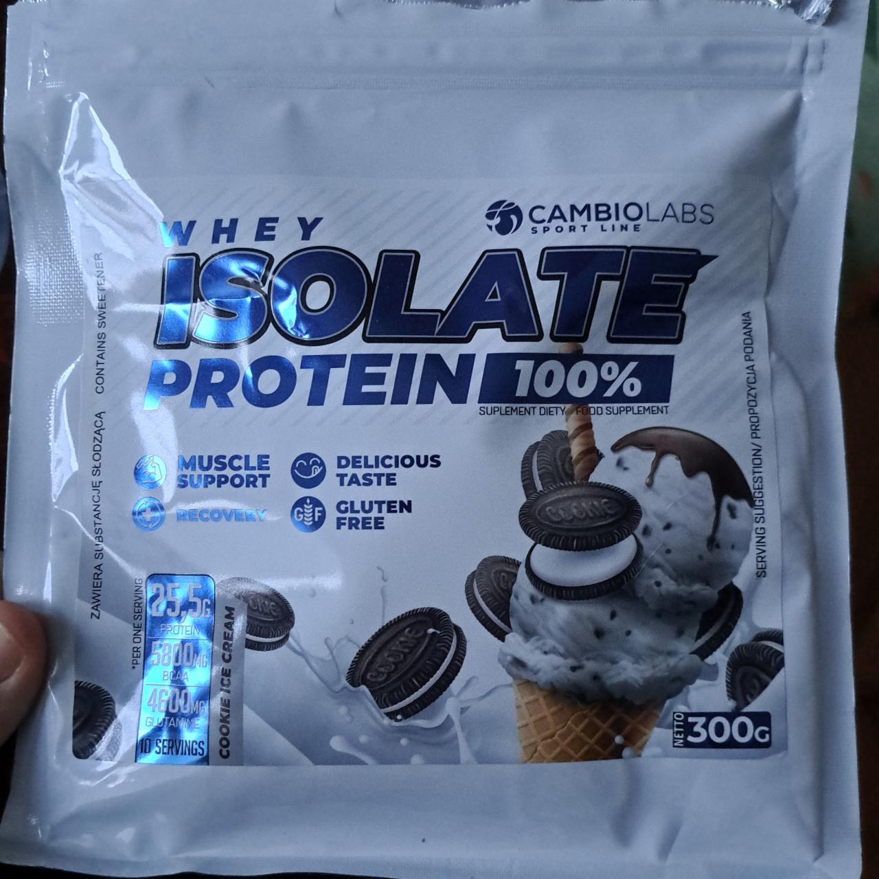 Zdjęcia - Whey Isolate Protein 100% Cookie Ice Cream CambioLabs