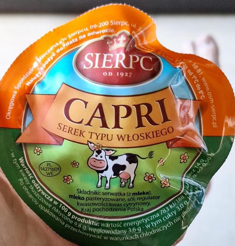 Zdjęcia - Serek capri typu włoskiego Sierpc