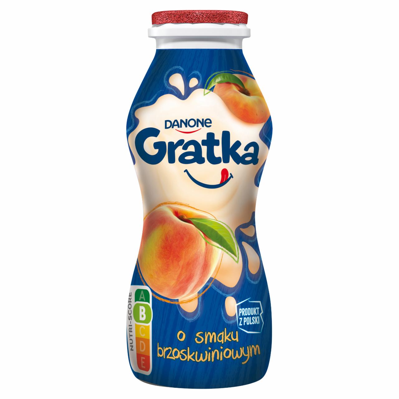 Zdjęcia - Danone Gratka Produkt mleczny o smaku brzoskwiniowym 170 g