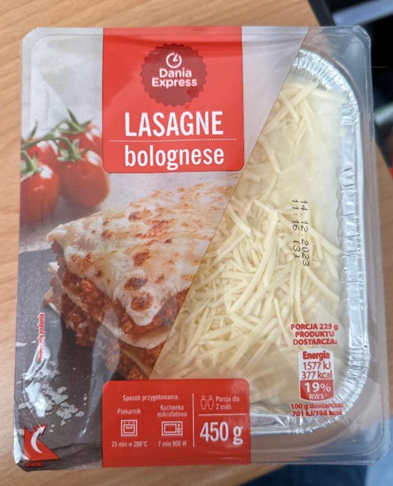 Zdjęcia - Lasagne bolognese Dania express