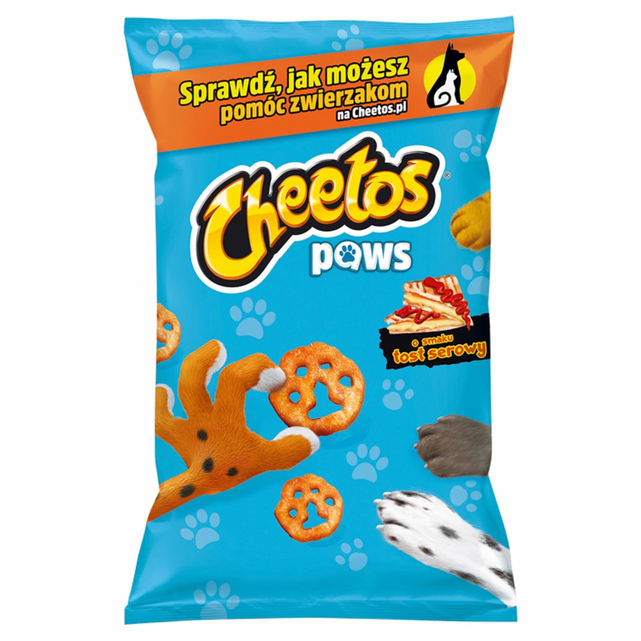 Zdjęcia - Cheetos Paws Chrupki kukurydziane o smaku tost serowy 145 g