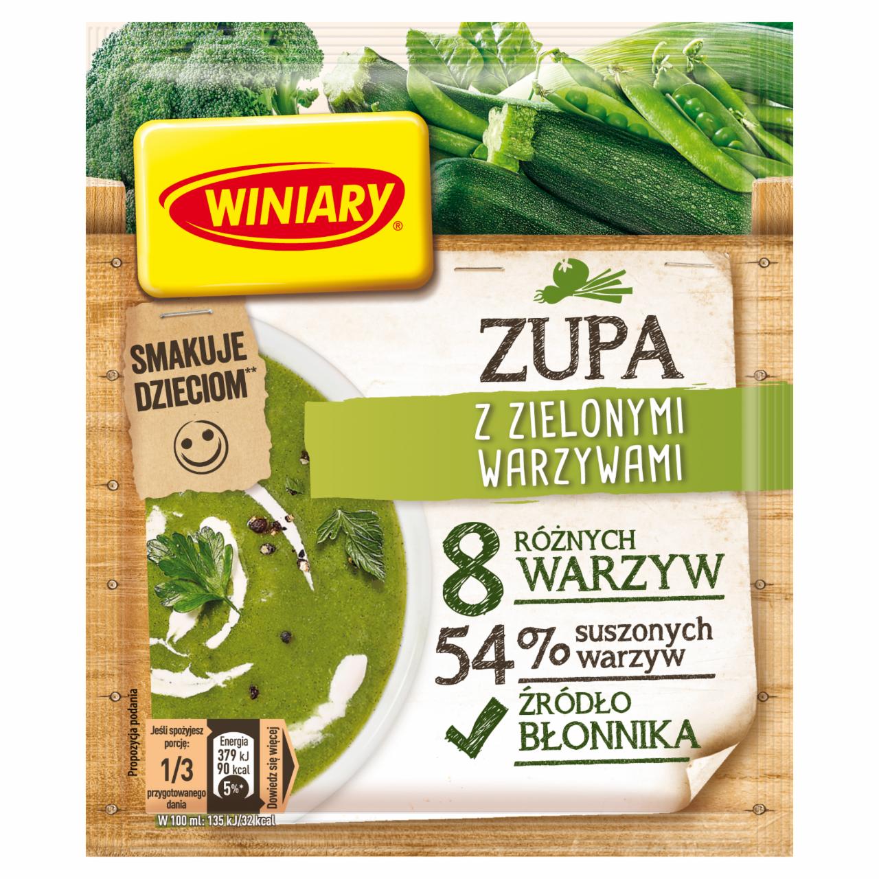 Zdjęcia - Winiary Zupa z zielonymi warzywami 65 g