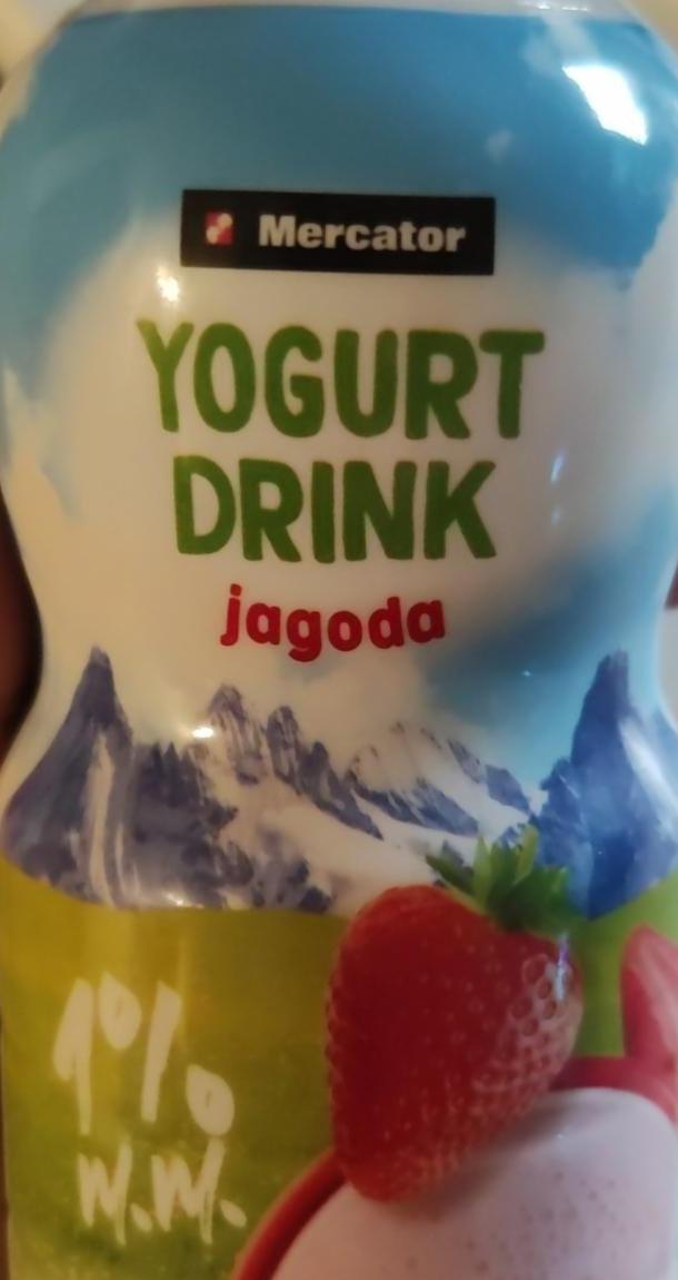 Zdjęcia - Mercator Yogurt Drink Jagoda