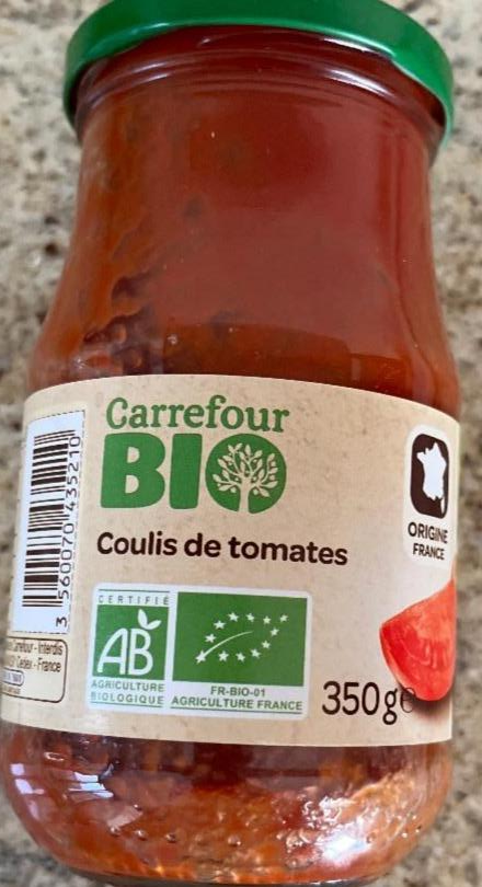 Zdjęcia - Coulis de tomates Carrefour Bio