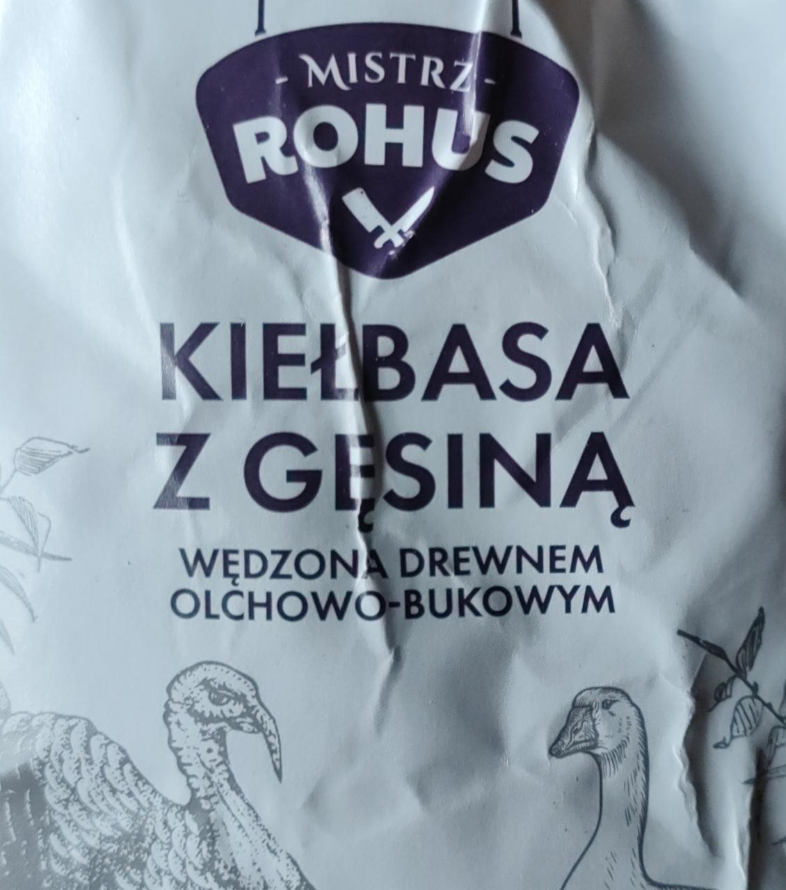 Zdjęcia - Kiełbasa z gęsiną Rohus