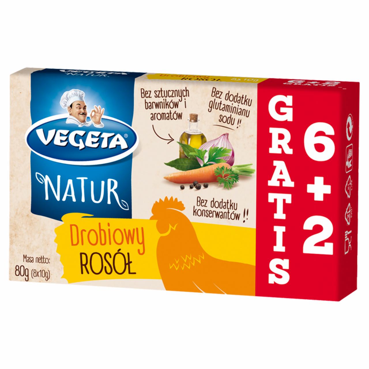 Zdjęcia - Vegeta Natur Bulion warzywny 80 g (8 x 10 g)