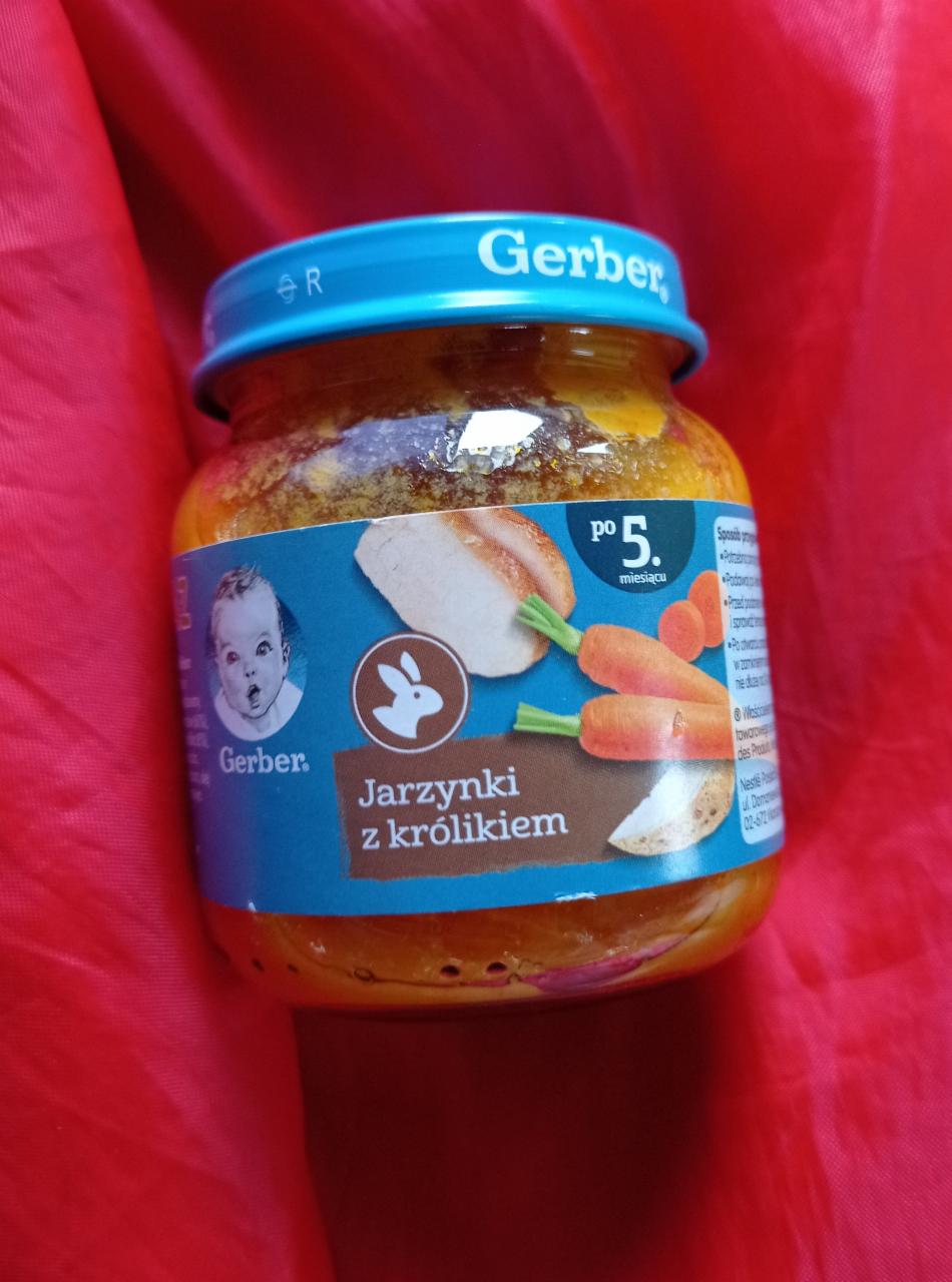 Zdjęcia - Gerber Jarzynki z królikiem dla niemowląt po 5. miesiącu 125 g