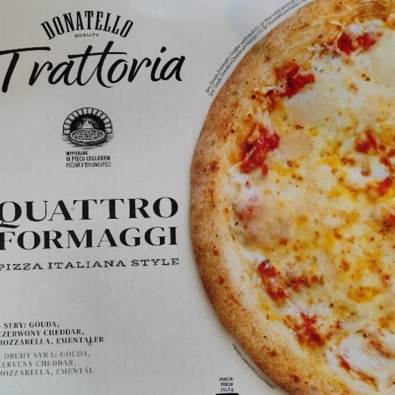 Zdjęcia - Trattoria Quatro formaggi pizza Italiana style Donatello