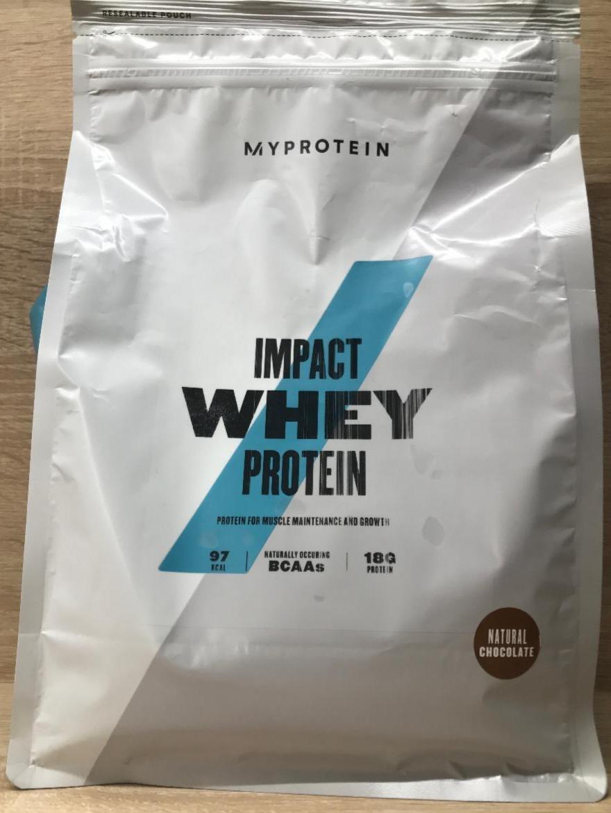 Zdjęcia - Impact Whey Protein Natural Chocolate Myprotein