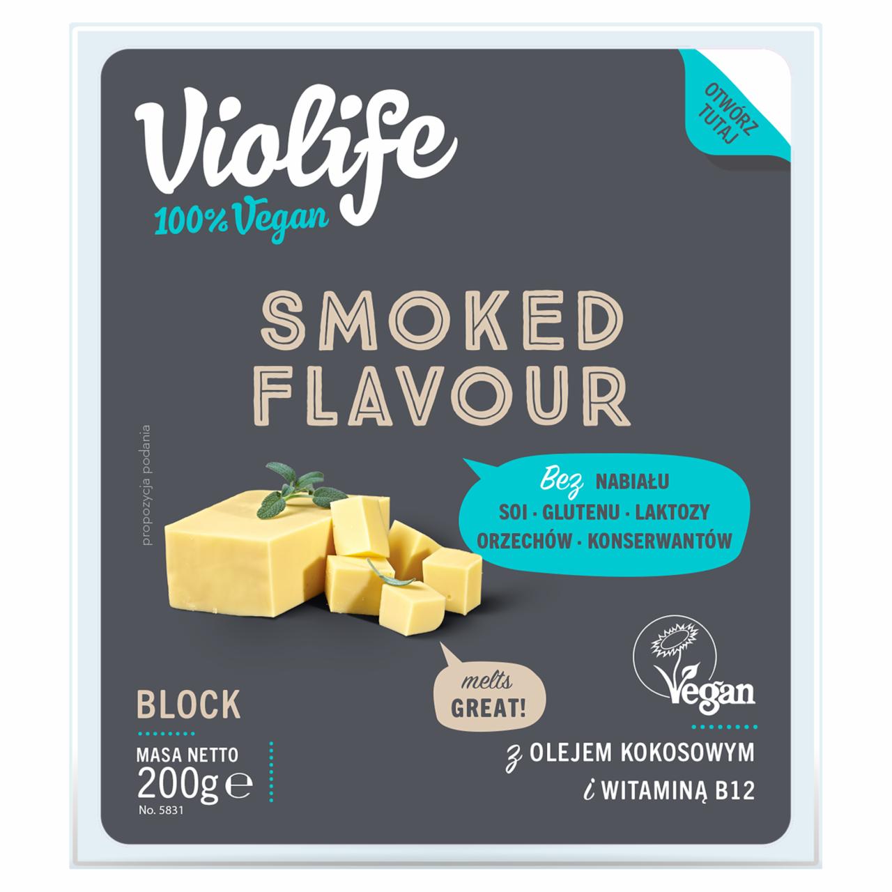 Zdjęcia - Violife Produkt na bazie oleju kokosowego o smaku wędzonym blok 200 g