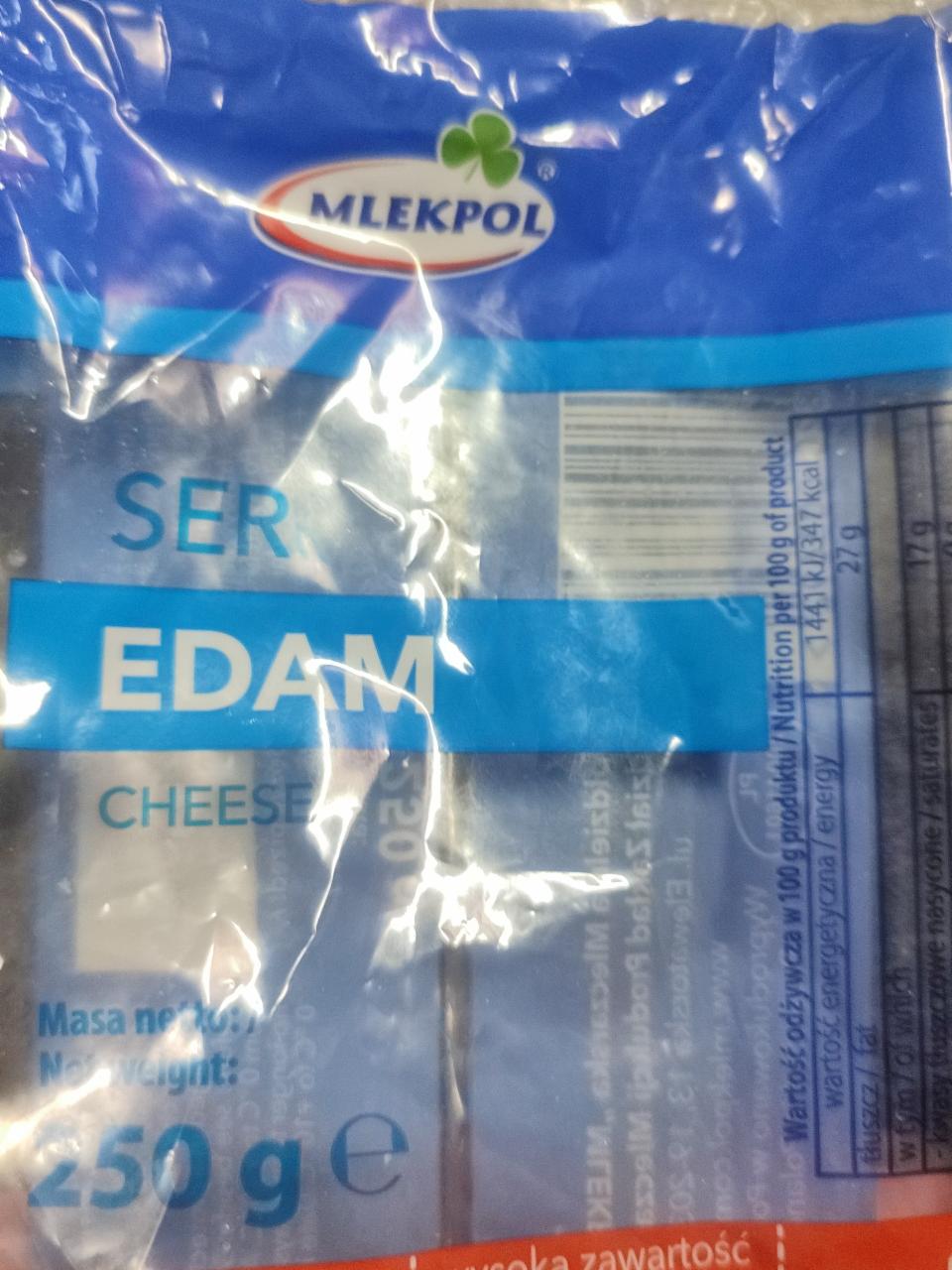 Zdjęcia - Mlekpol Ser edam 250 g