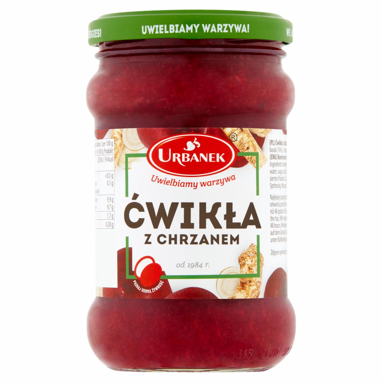 Zdjęcia - Urbanek Ćwikła z chrzanem 270 g