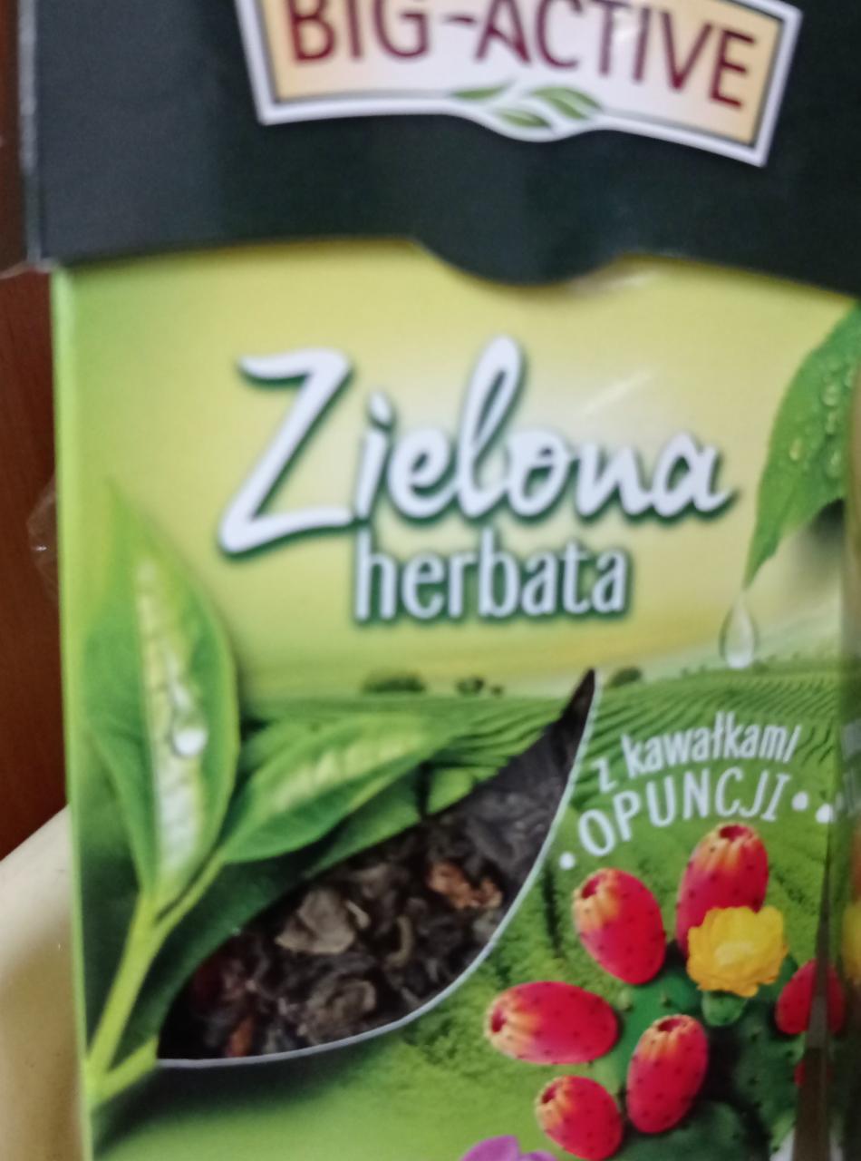 Zdjęcia - Big-Active Herbata zielona liściasta z kawałkami opuncji