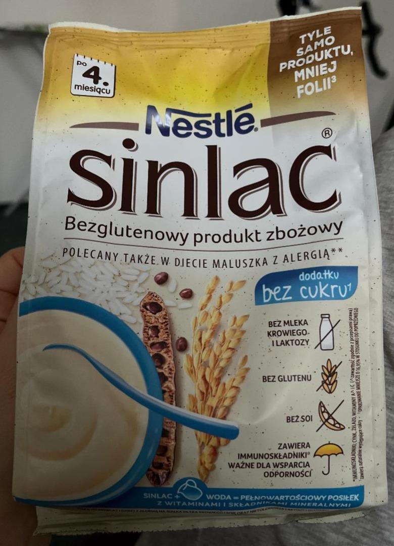 Zdjęcia - Sinlac Bezglutenowy produkt zbożowy bez dodatku cukru Nestlé