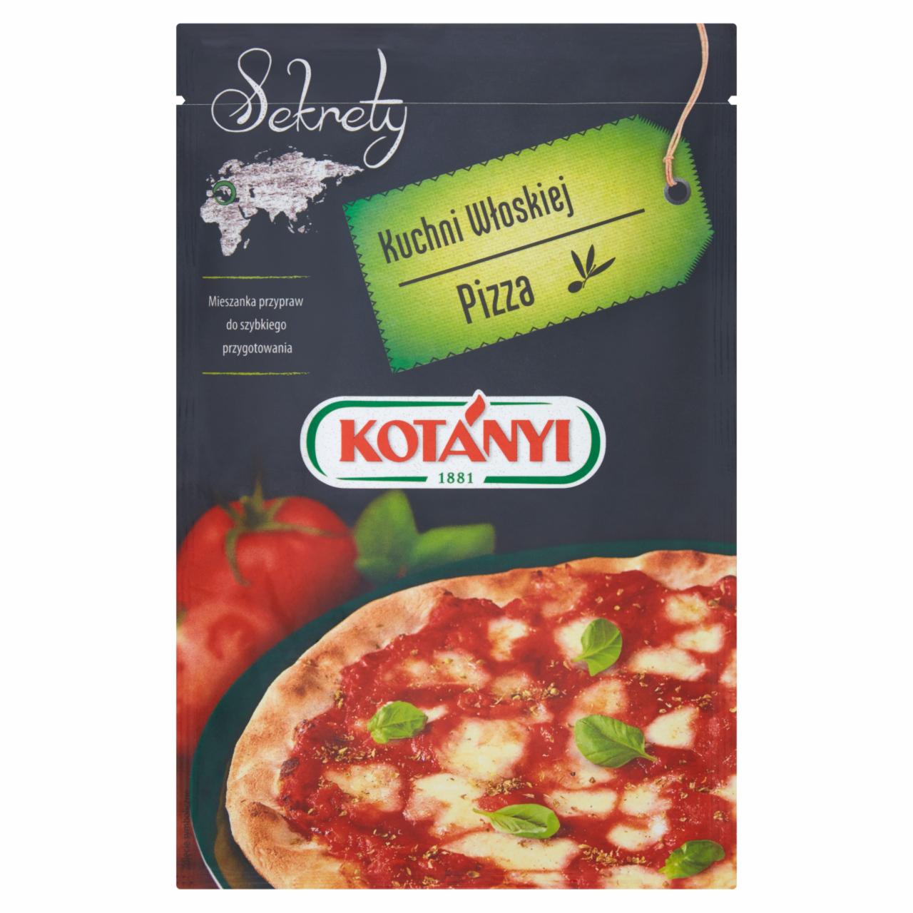 Zdjęcia - Kotányi Sekrety Kuchni Włoskiej Pizza Mieszanka przypraw 18 g