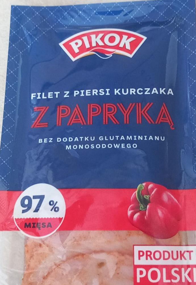 Zdjęcia - Filet z piersi kurczaka z papryką Pikok