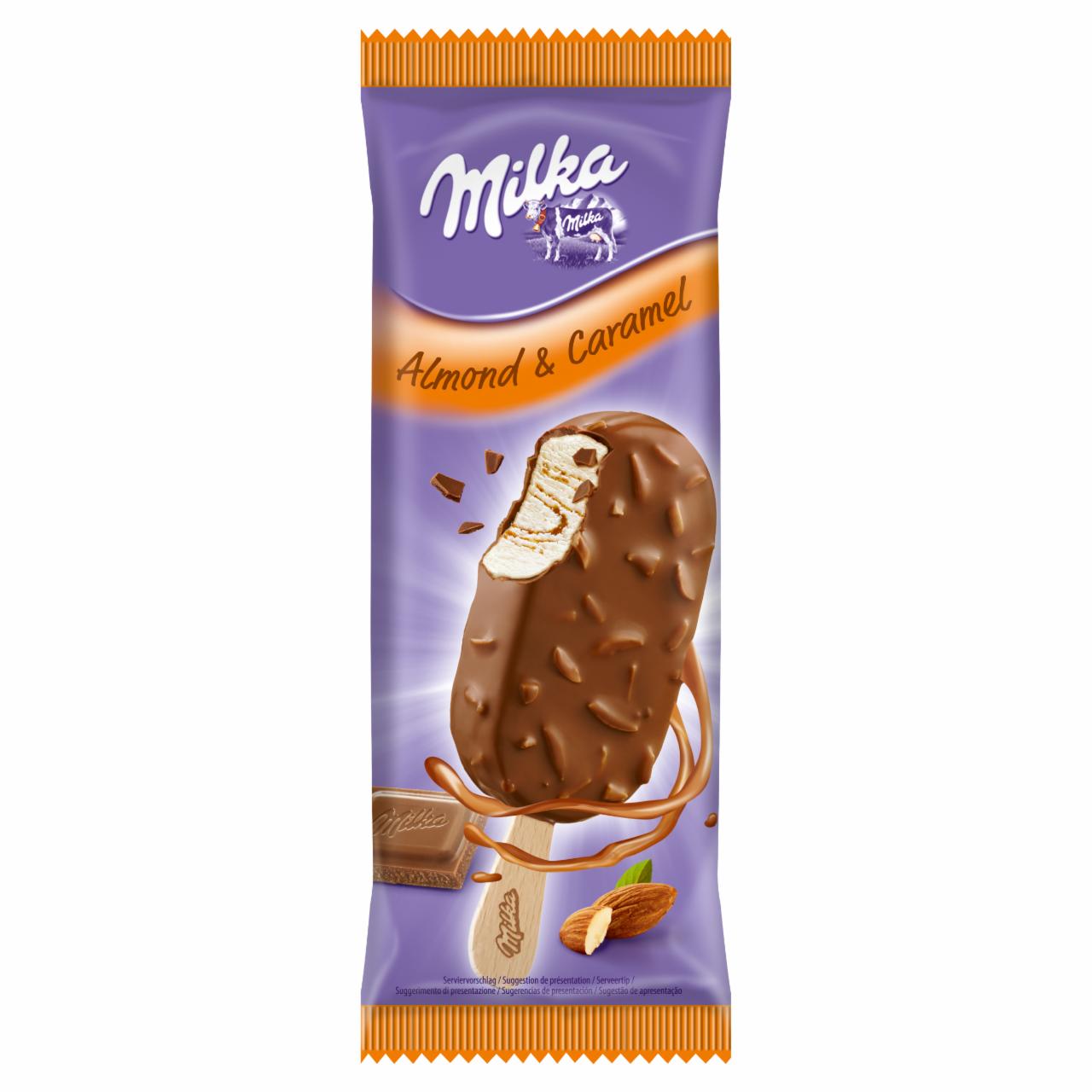 Zdjęcia - Milka Almond & Caramel Lody 100 ml