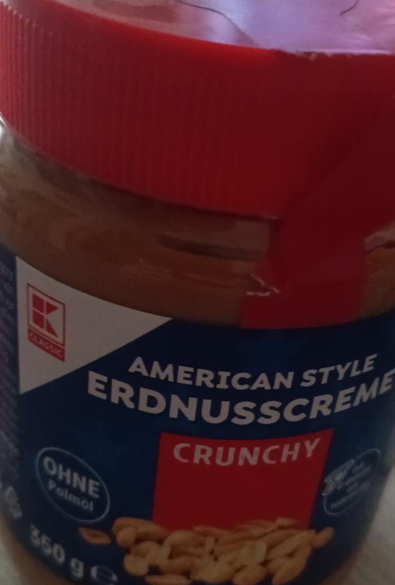 Zdjęcia - American style erdnusscreme crunchy K-Classic