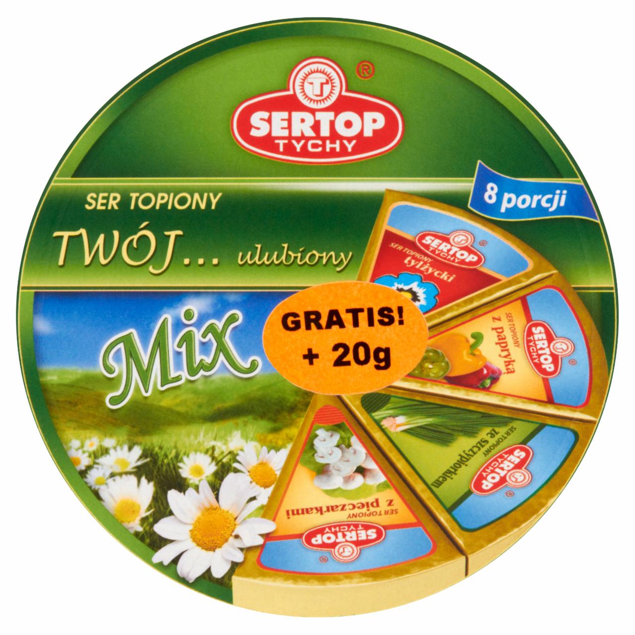 Zdjęcia - Sertop Tychy Mix Twój... ulubiony Ser topiony 160 g (8 porcji)