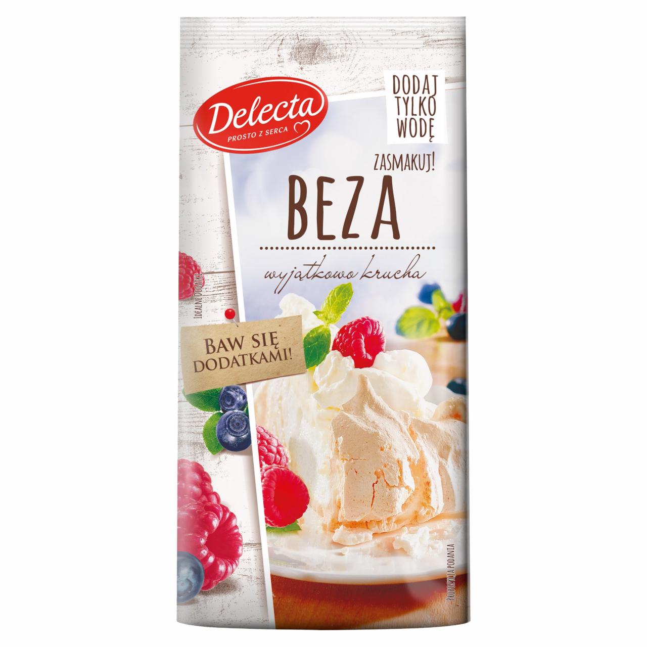 Zdjęcia - Delecta Beza wyjątkowo krucha mieszanka do wypieku ciasta 260 g