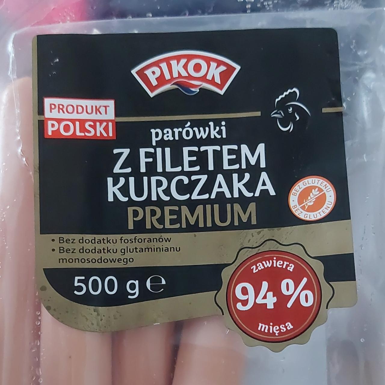 Zdjęcia - Parówki z filetem kurczaka Premium Pikok