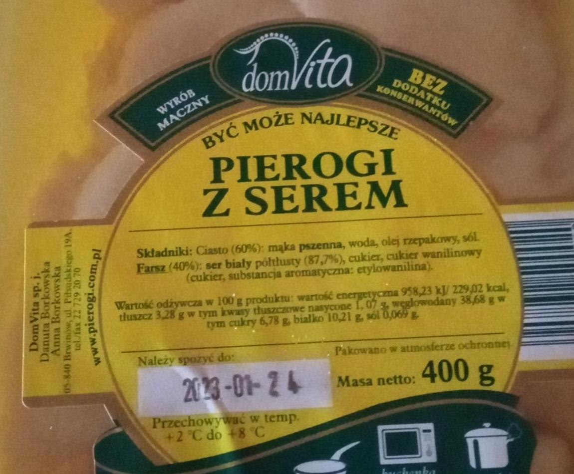 Zdjęcia - Pierogi z serem domVita