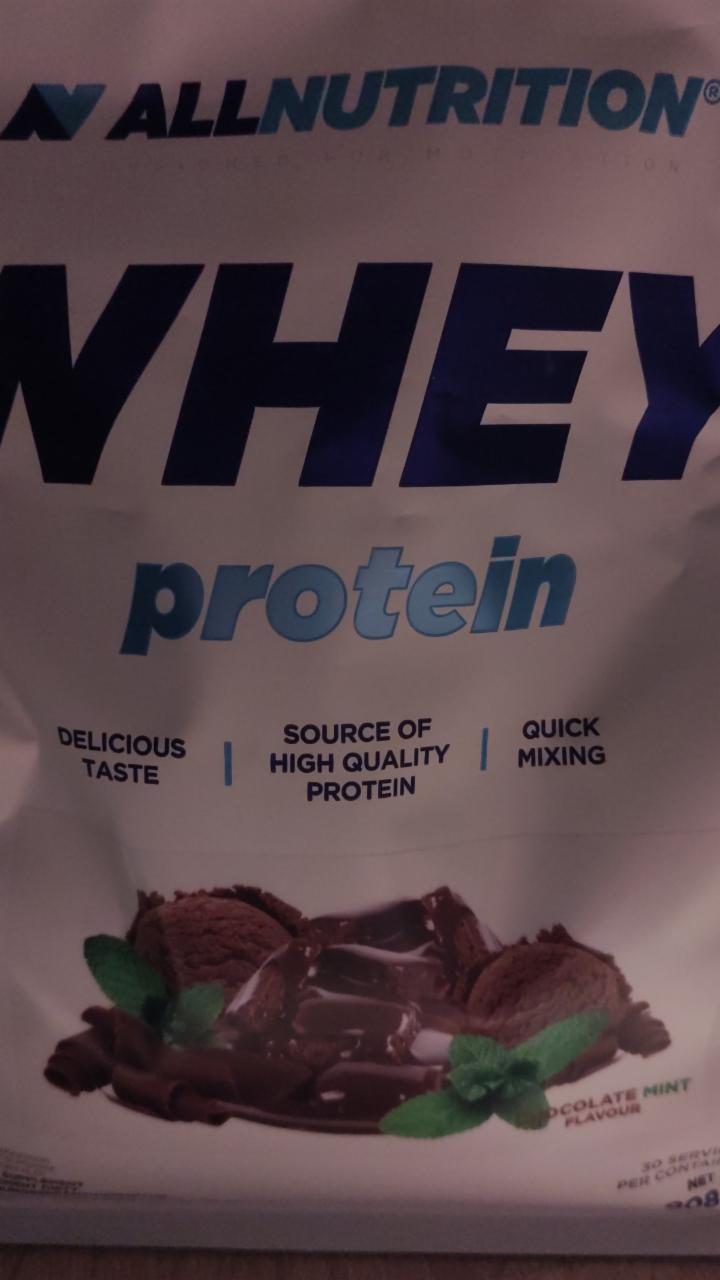 Zdjęcia - Whey protein chocolate mint Allnutrition