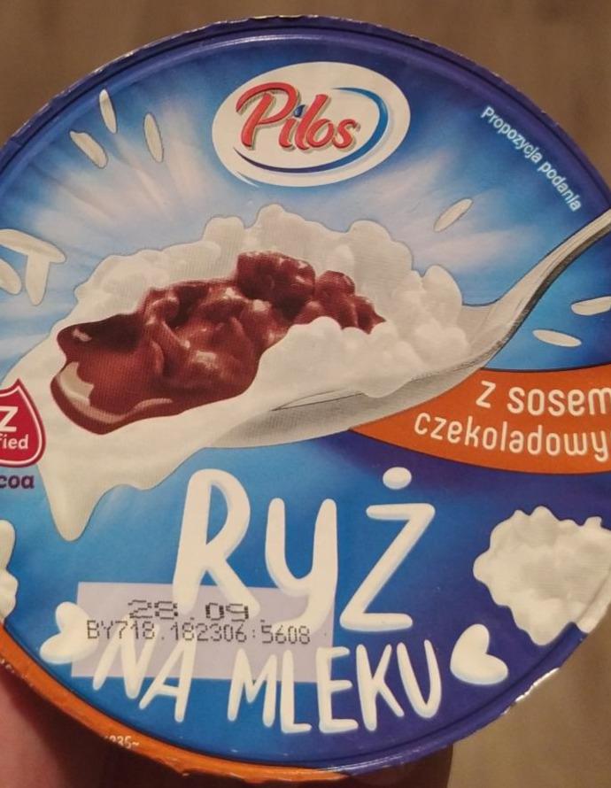 Zdjęcia - Ryż na mleku z sosem czekoladowym Pilos