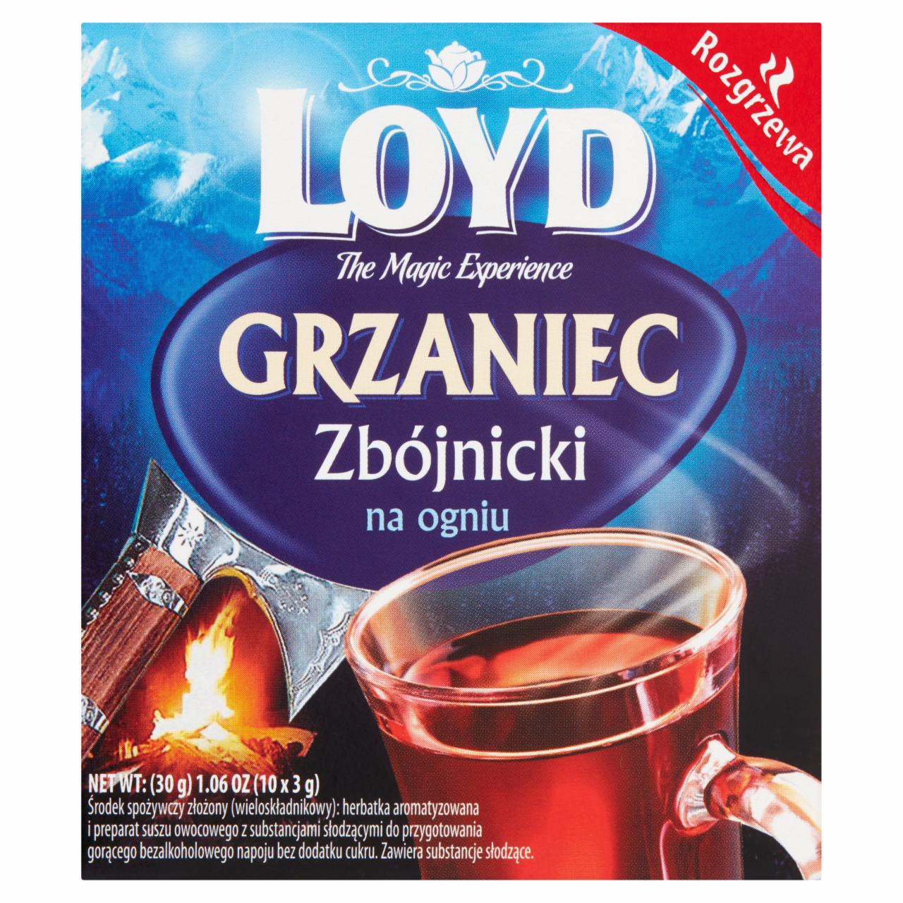 Zdjęcia - Loyd Herbatka Grzaniec zbójnicki na ogniu 30 g (10 x 3 g)