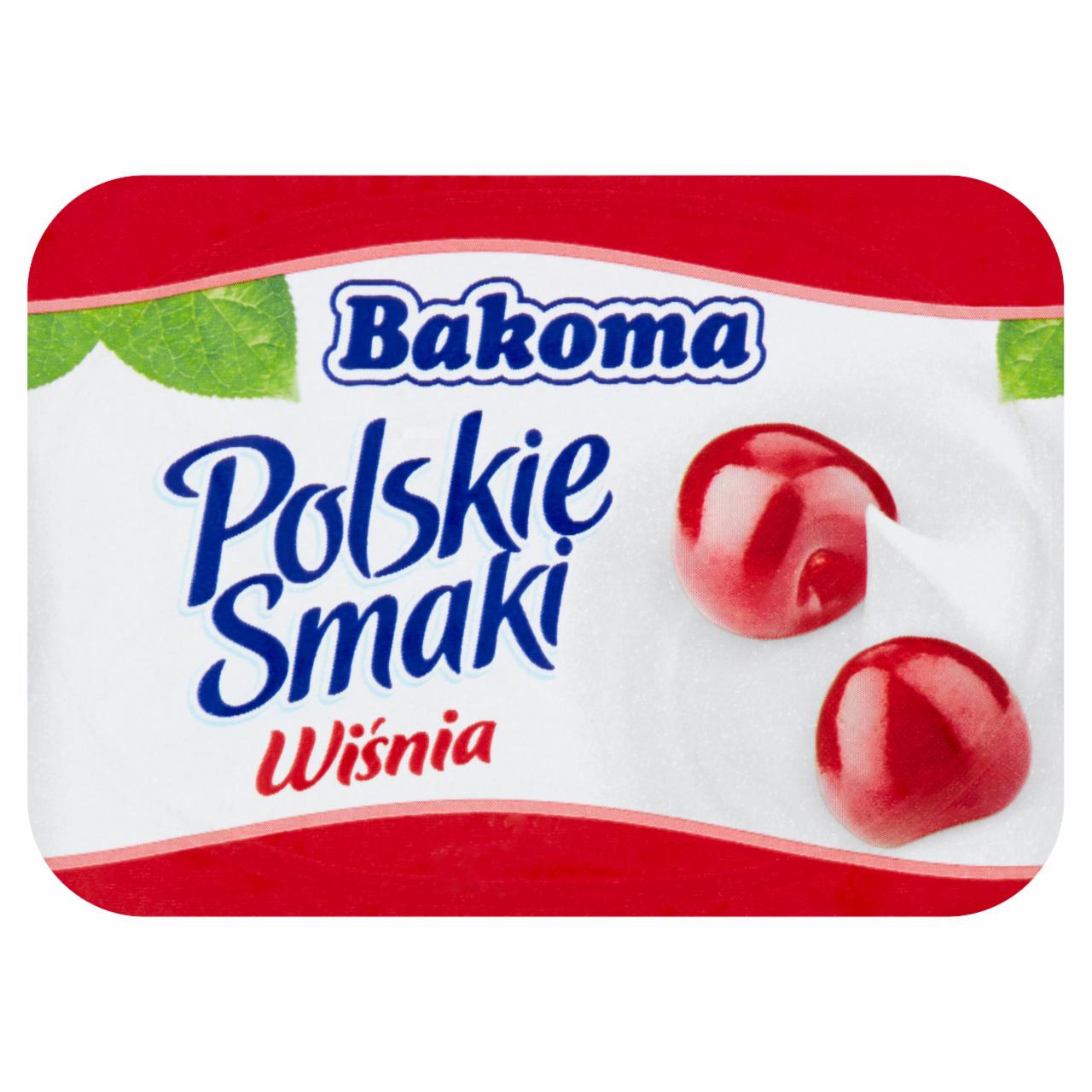 Zdjęcia - Bakoma Polskie Smaki Deser jogurtowy z wiśniami 120 g