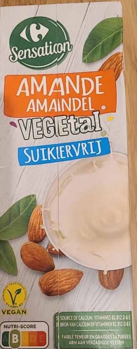 Zdjęcia - Amande Vegetal suikiervrij Carrefour Sensation