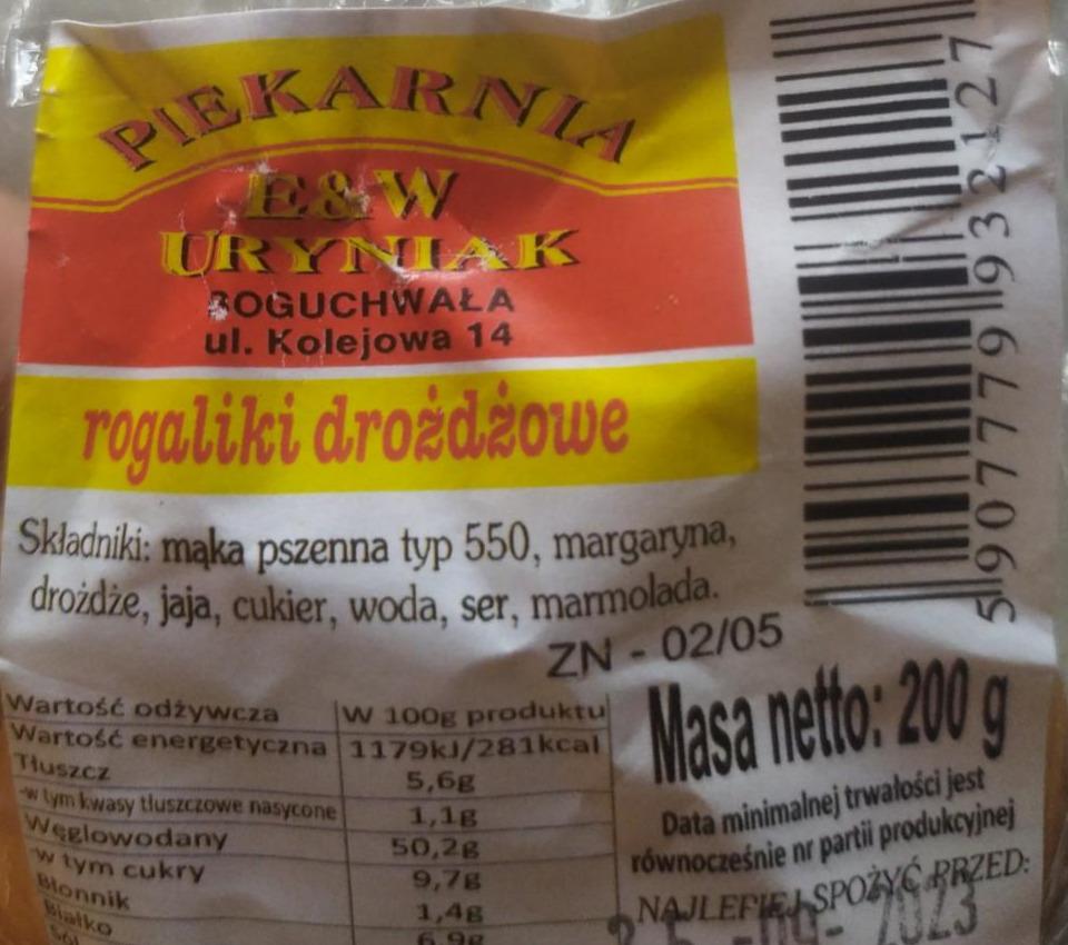 Zdjęcia - Rogaliki drożdżowe Piekarnia Uryniak